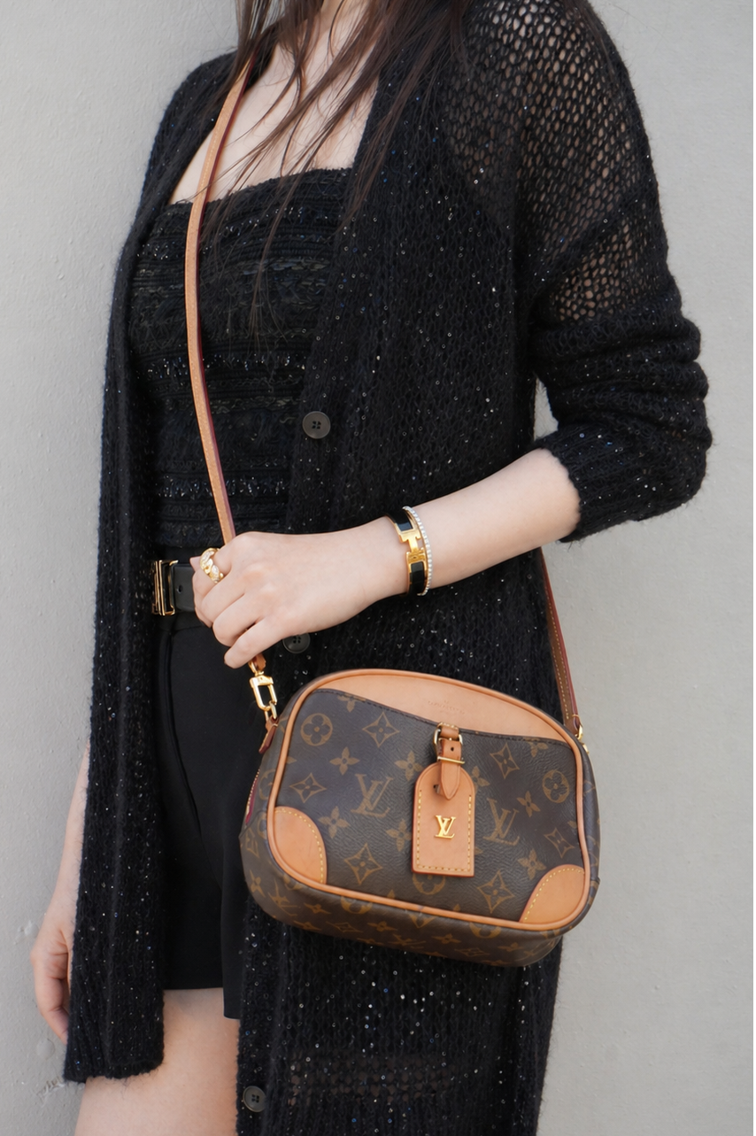 Louis Vuitton 2020 Monogram Mini Deauville Crossbody Bag