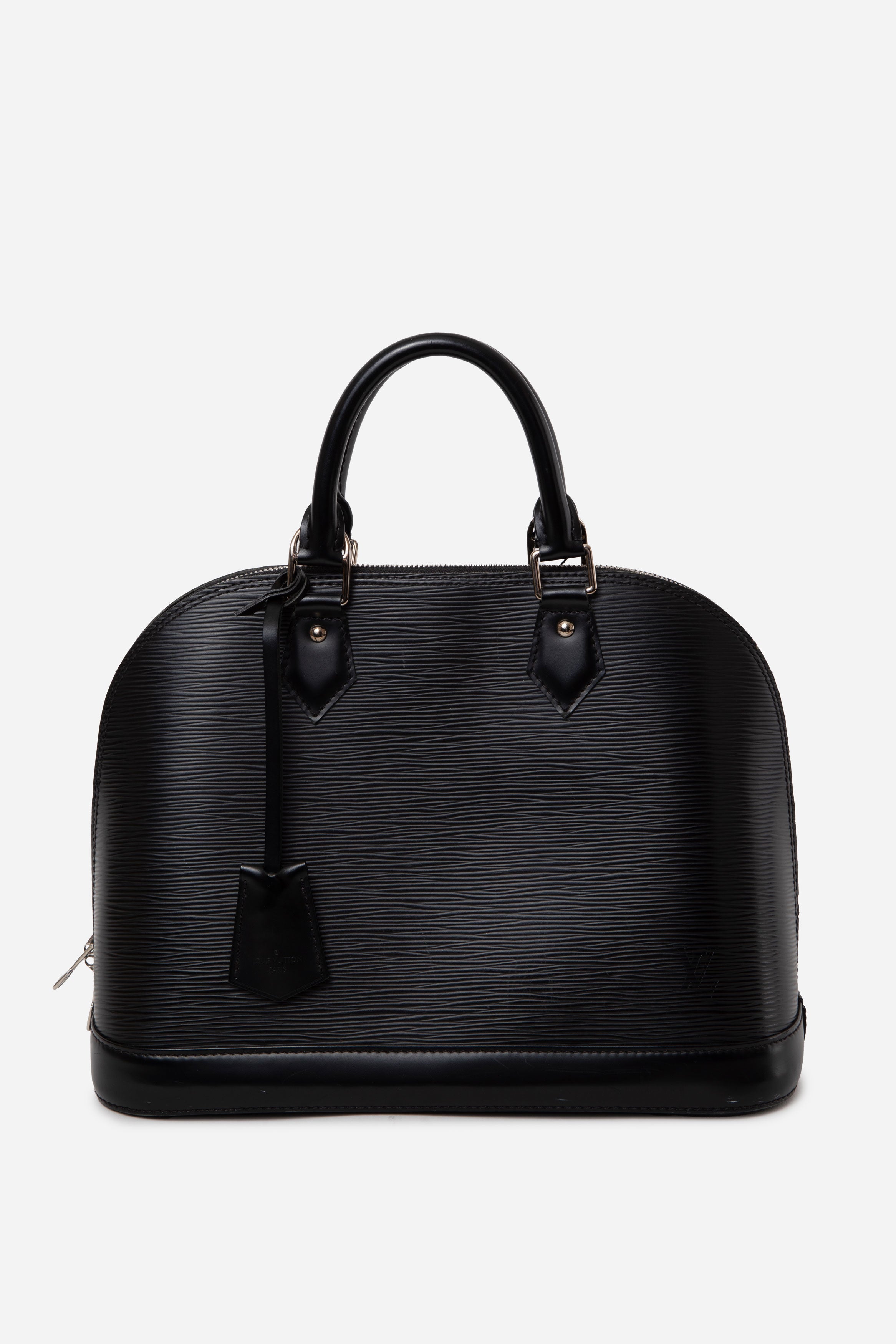 Louis Vuitton 2013 Black Epi Alma PM Top Handle Bag