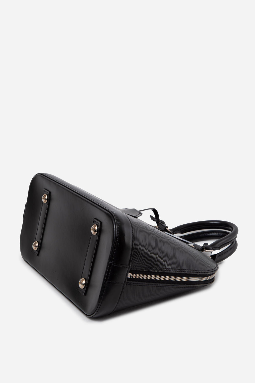 Louis Vuitton 2013 Black Epi Alma PM Top Handle Bag
