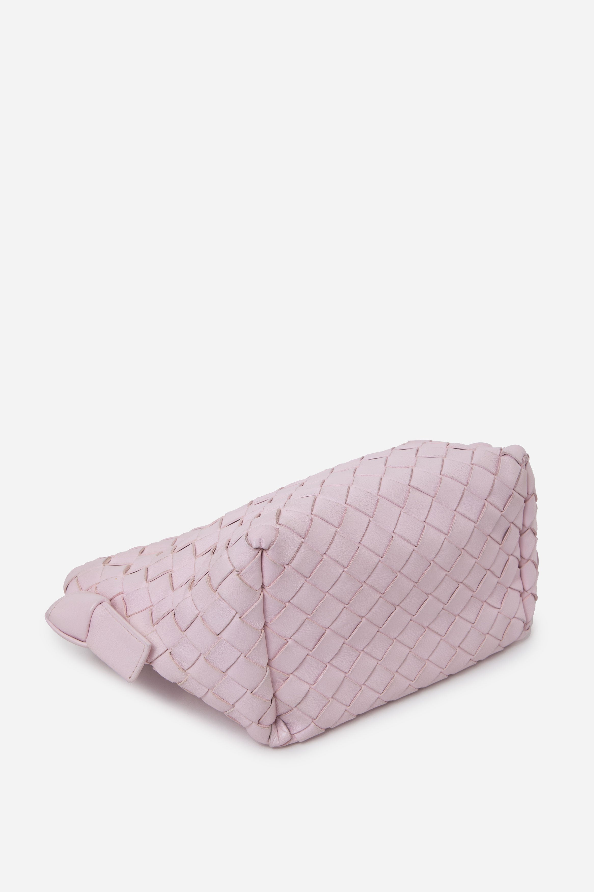 Bottega Veneta Nappa Intrecciato Tie Shoulder Bag Bliss Washed