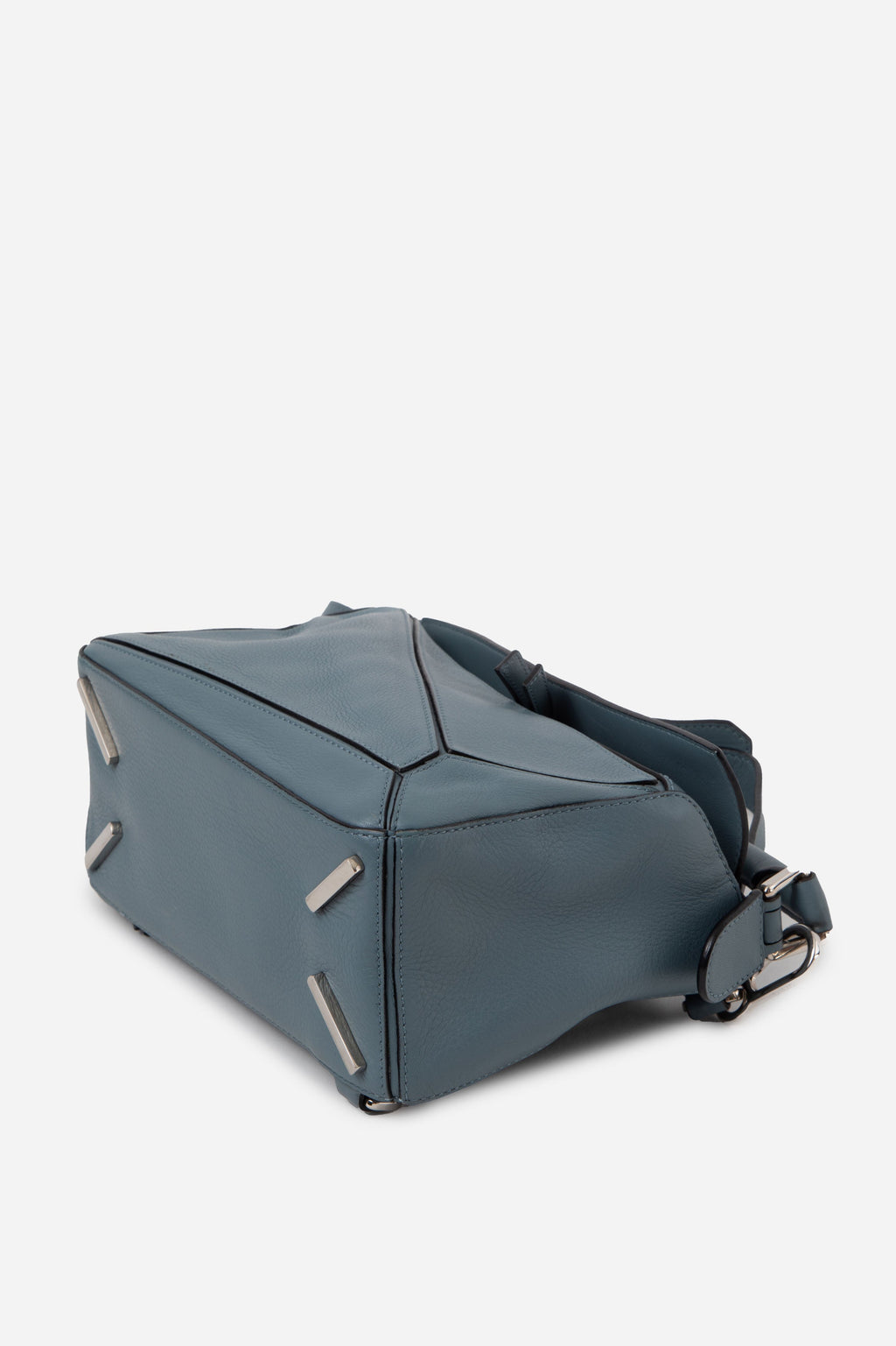 Loewe 2015 Small Calfskin Puzzle Bag Blue