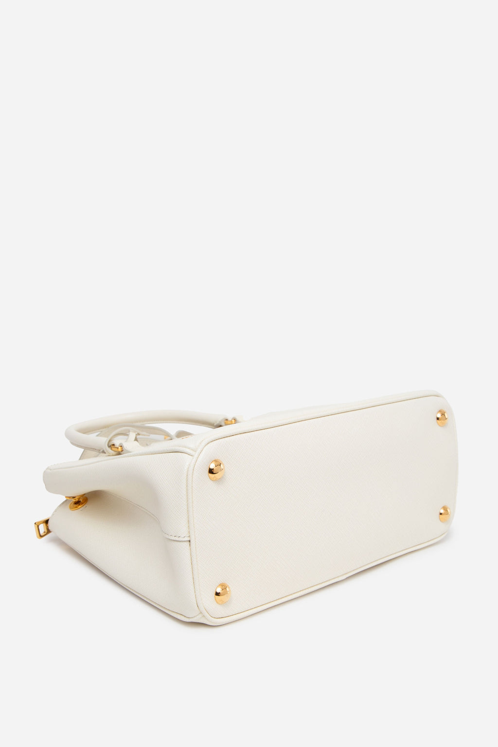 Prada White Galleria Medium Saffiano Bag
