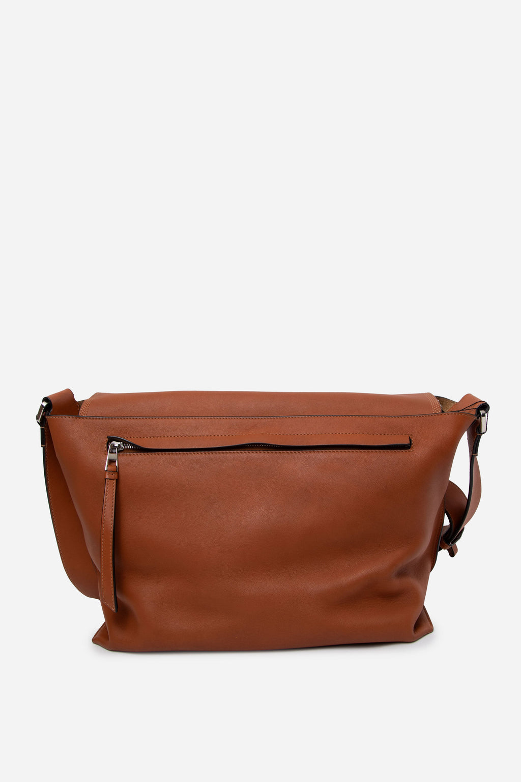 Loewe 2016 Brown Leather Messenger Bag