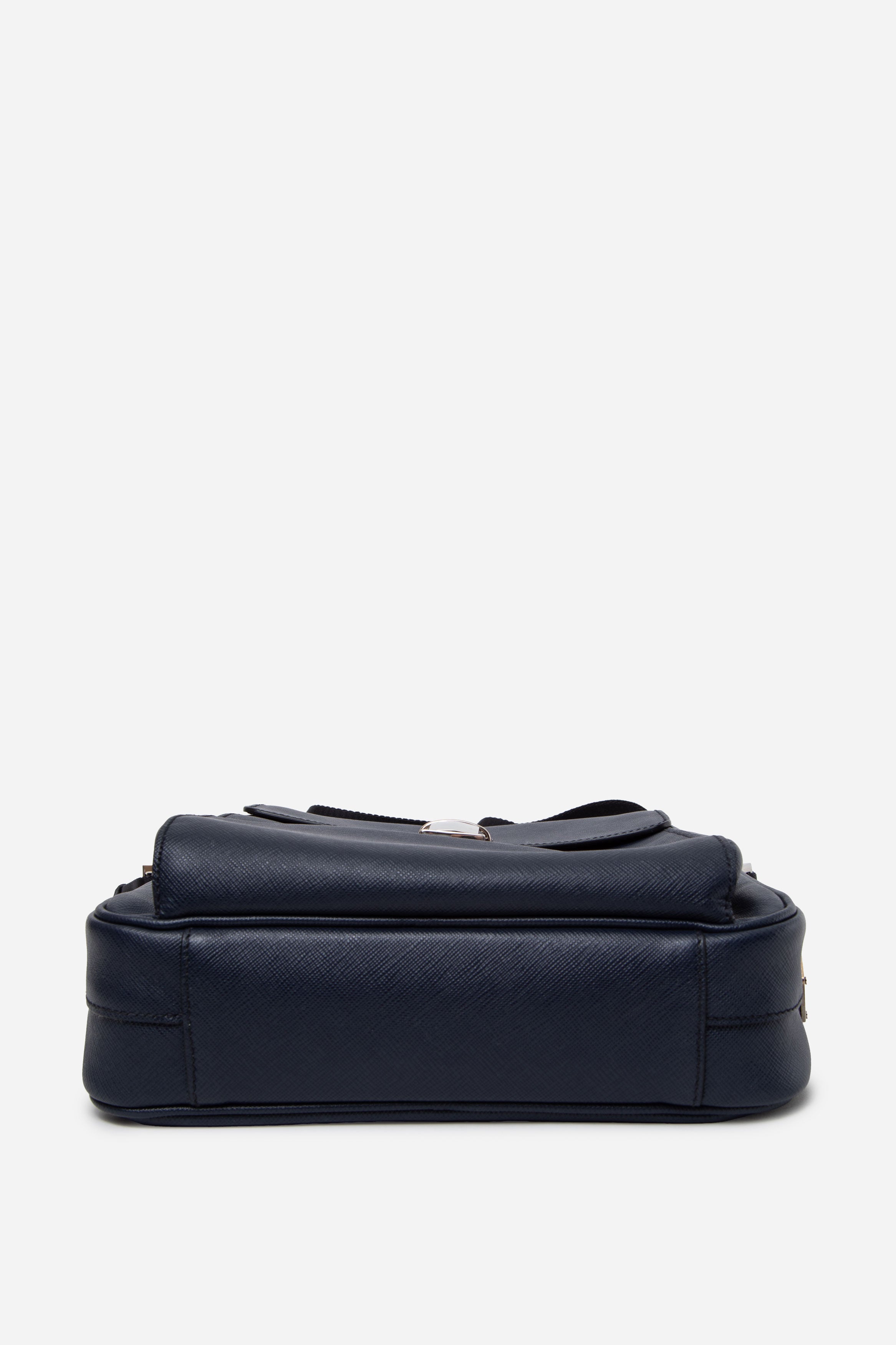 Prada Saffiano Messenger Bag Navy