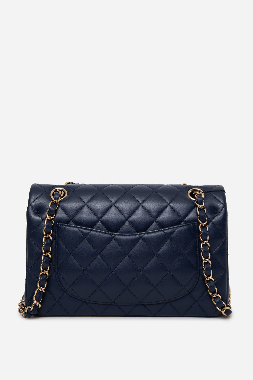 Pre-Owned Chanel Navy 2022 Classic Double Flap Small