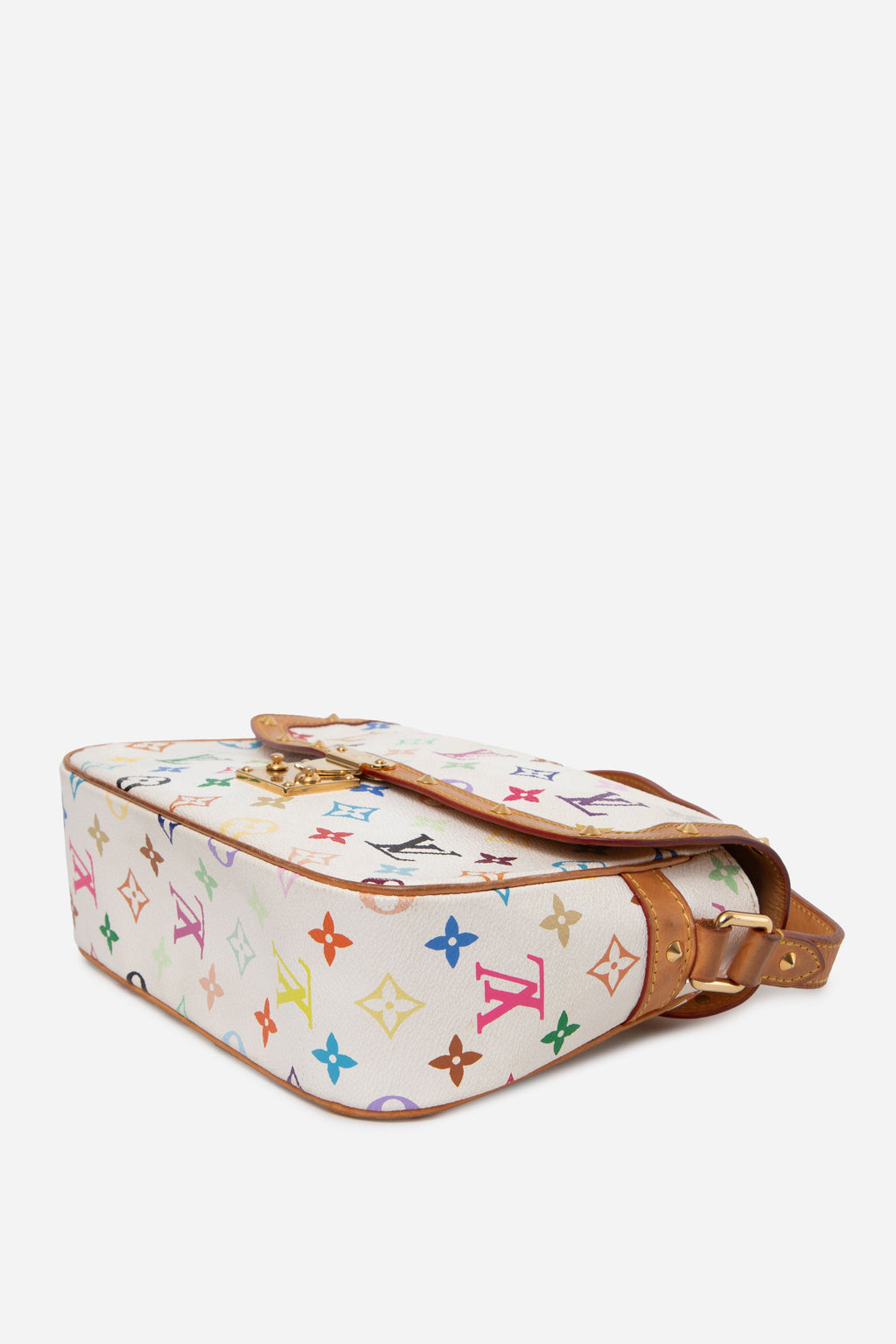 Louis Vuitton 2004 Monogram Multicolor Sologne White