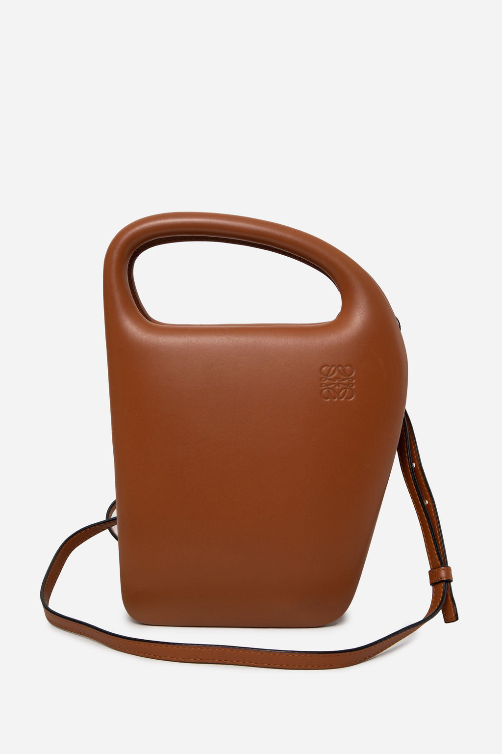 Loewe 2019 Calfskin Architects D Bag Tan With Strap