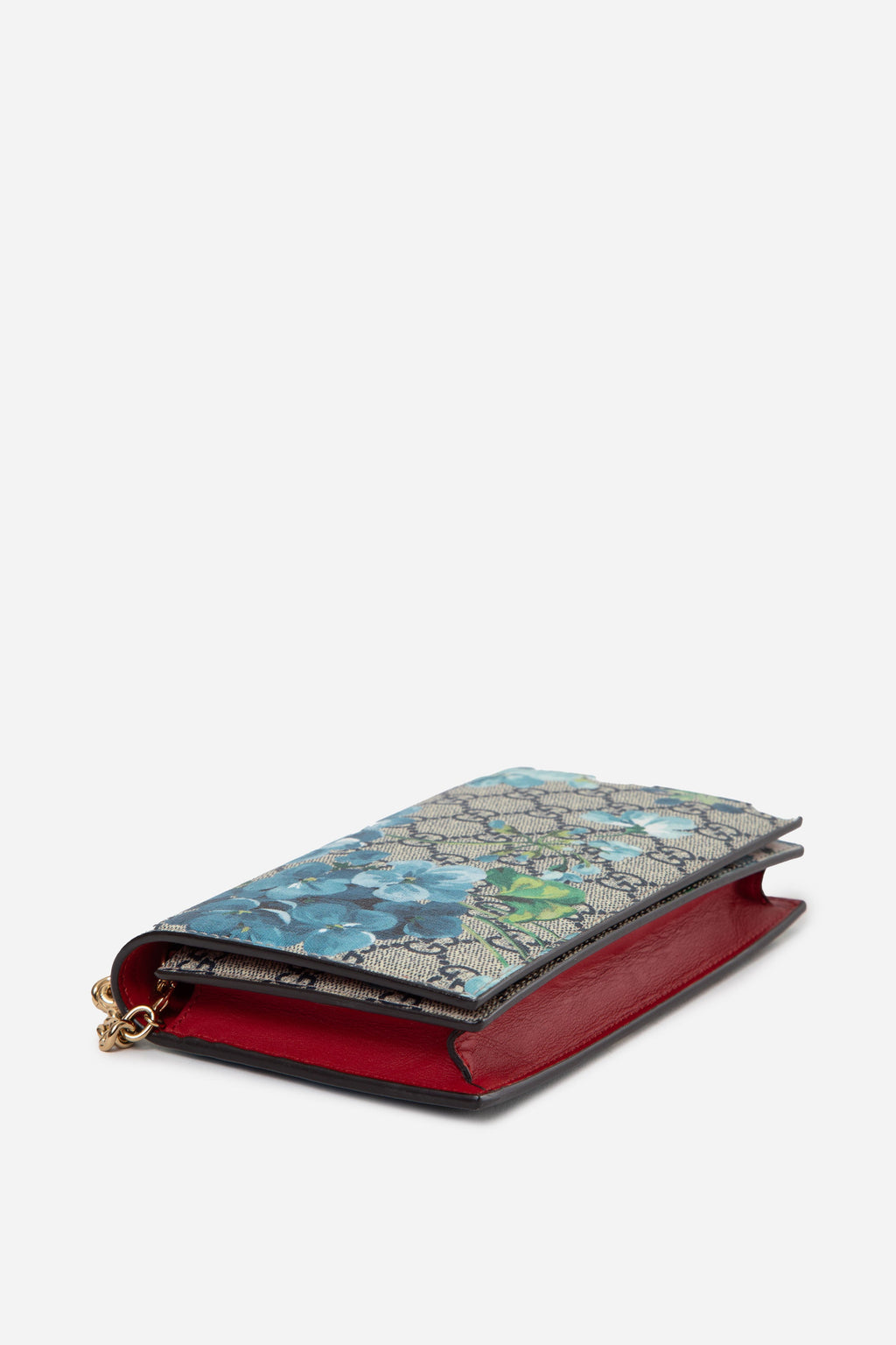 Gucci GG Supreme Blooms Wallet on Chain