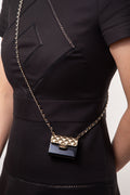 Pre-owned Chanel 2022 Metal Resin Bag Necklace