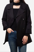 Louis Vuitton Black Mid-Length Jacket Size 36