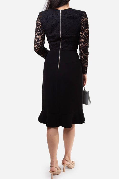 Altuzarra Black Lace Dress Size 36