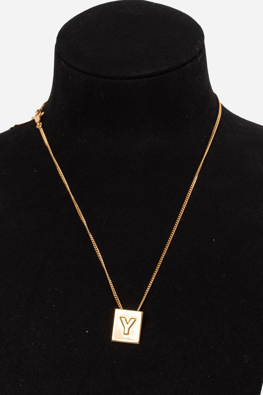 Celine Alphabet Y Necklace
