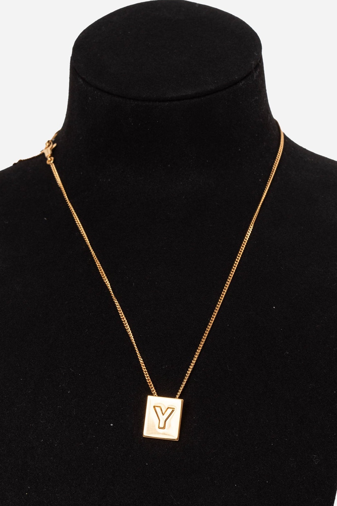 Celine Alphabet Y Necklace