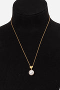 Celine Pearl Heart Necklace
