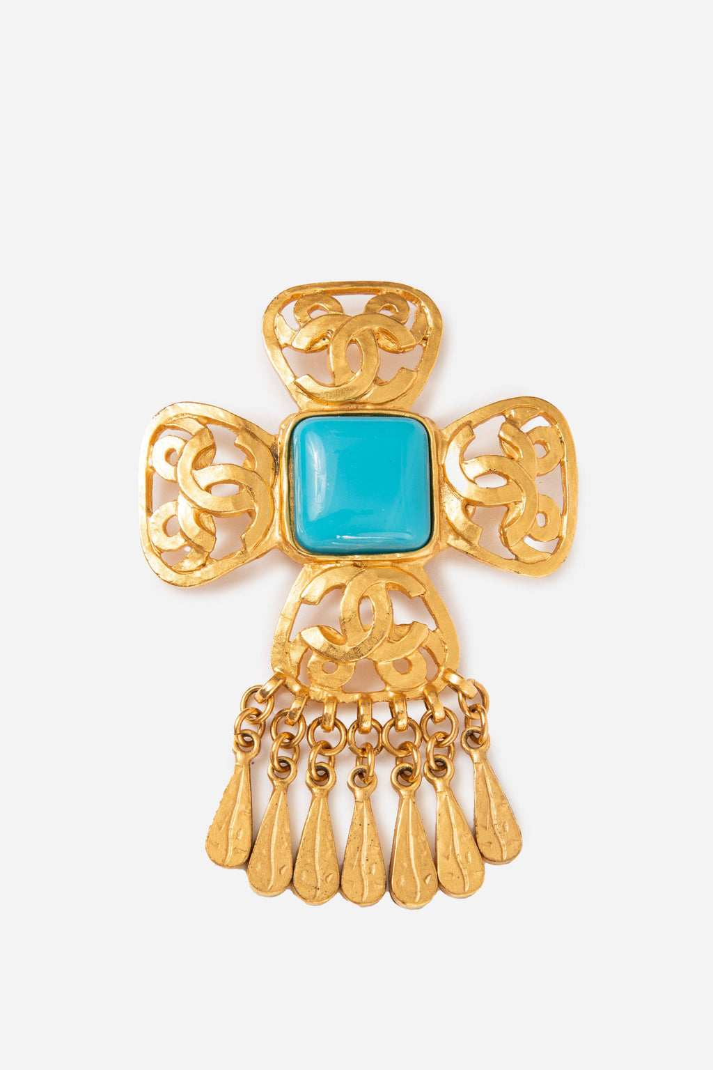 Pre-Owned Chanel 1995 Dangling CC Brooch