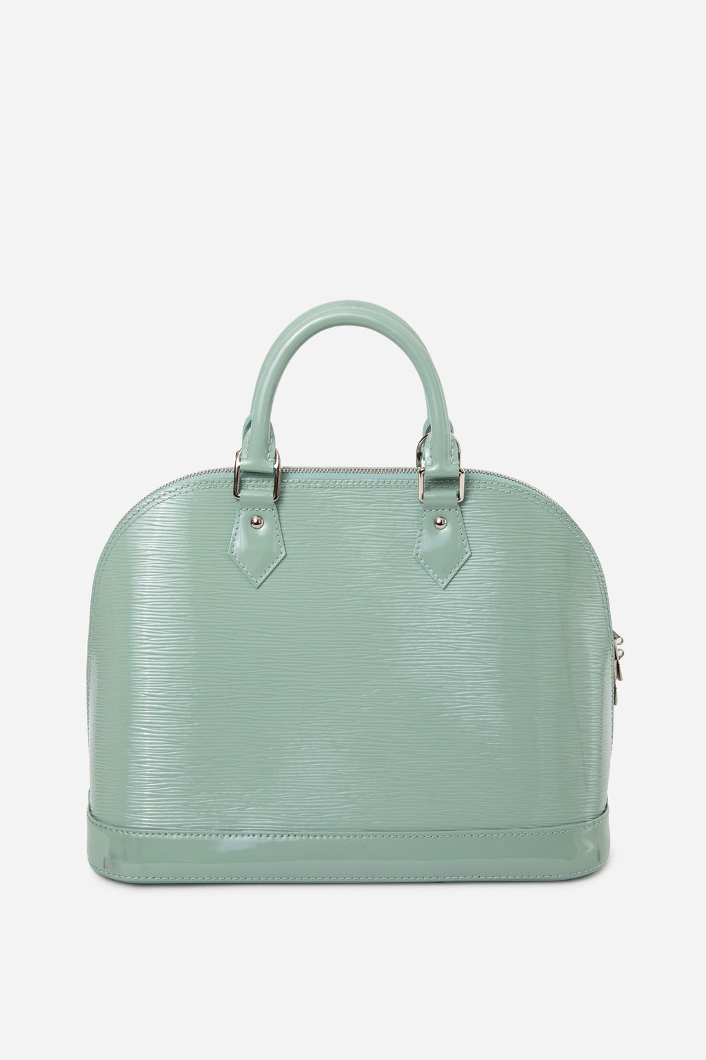 Louis Vuitton 2013 Green Epi Electric Leather Alma PM Top Handle Bag