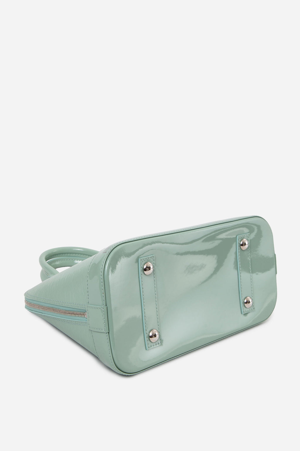 Louis Vuitton 2013 Green Epi Electric Leather Alma PM Top Handle Bag