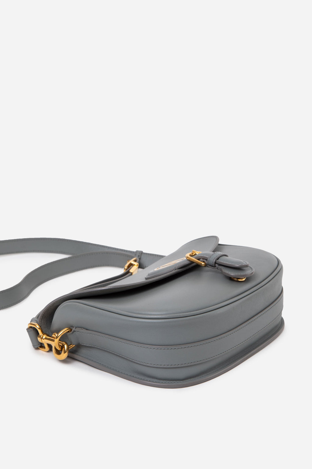 Christian Dior 2020 Grey Box Calfskin Medium Bobby Bag