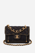 Pre-Owned Chanel 23S Denim Double You Flap Bag