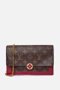 Louis Vuitton 2019 Monogram Flore Wallet on Chain