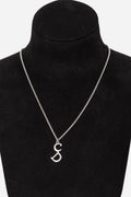 Dior Vintage Silver-Tone CD Logo Necklace