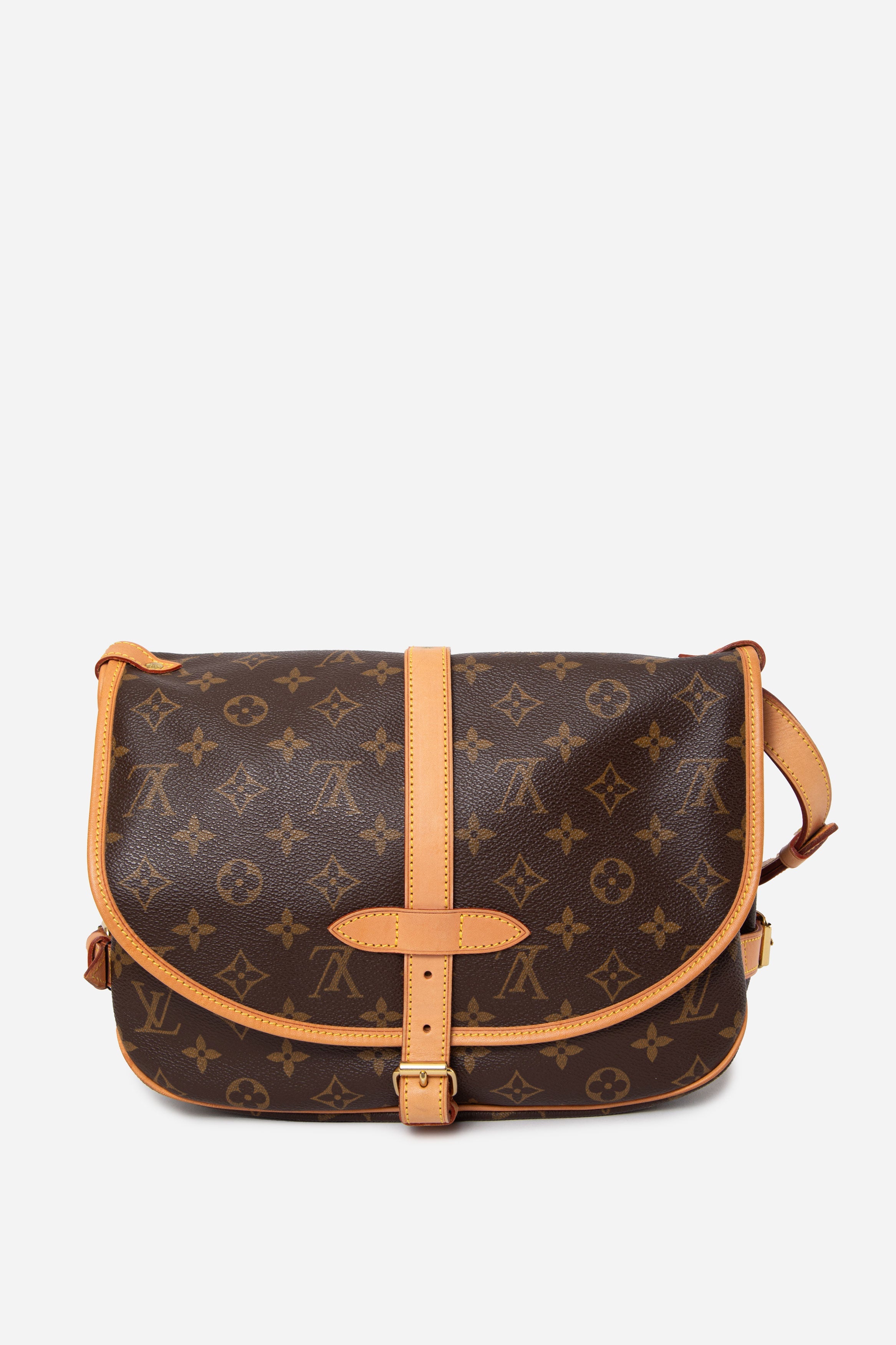 Louis Vuitton 2002 Monogram Saumur 30 Crossbody Bag