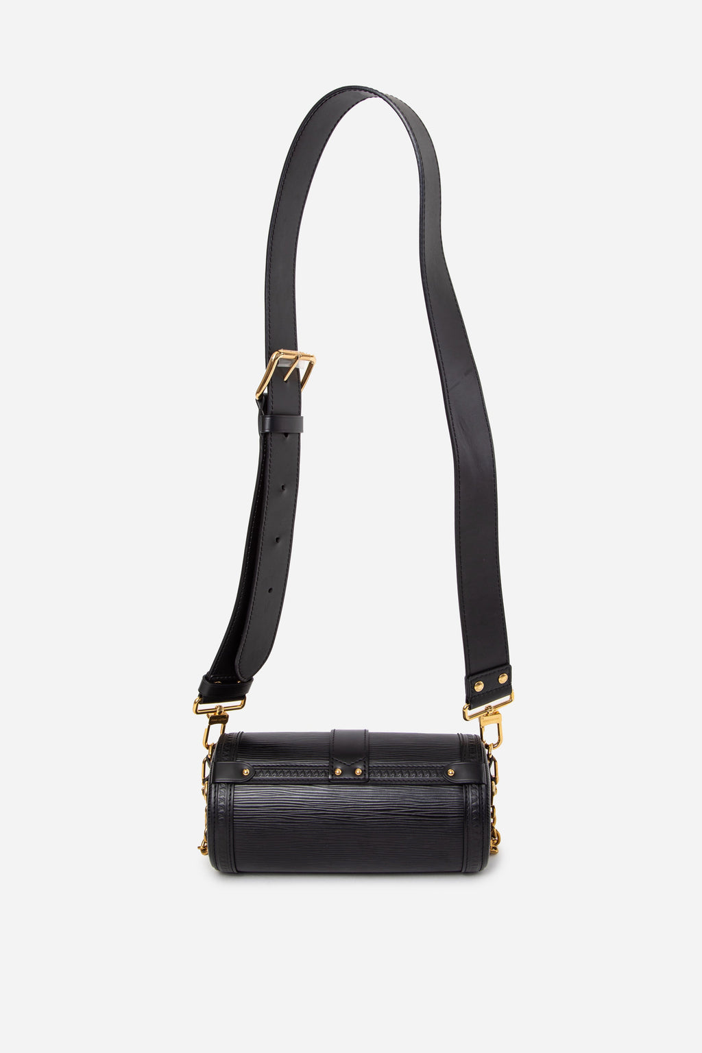Louis Vuitton Black Epi Papillon Trunk Crossbody Bag