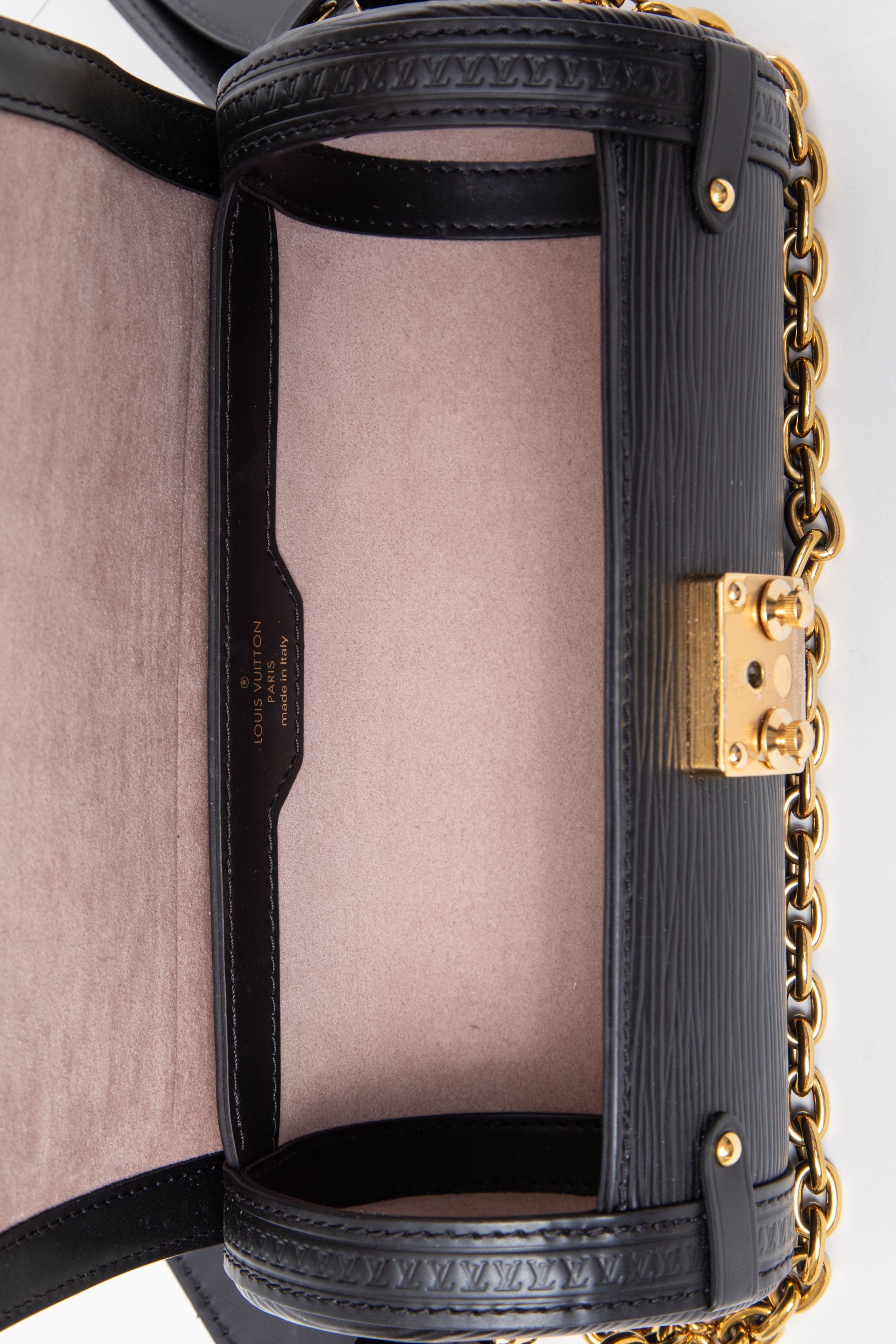 Louis Vuitton Black Epi Papillon Trunk Crossbody Bag