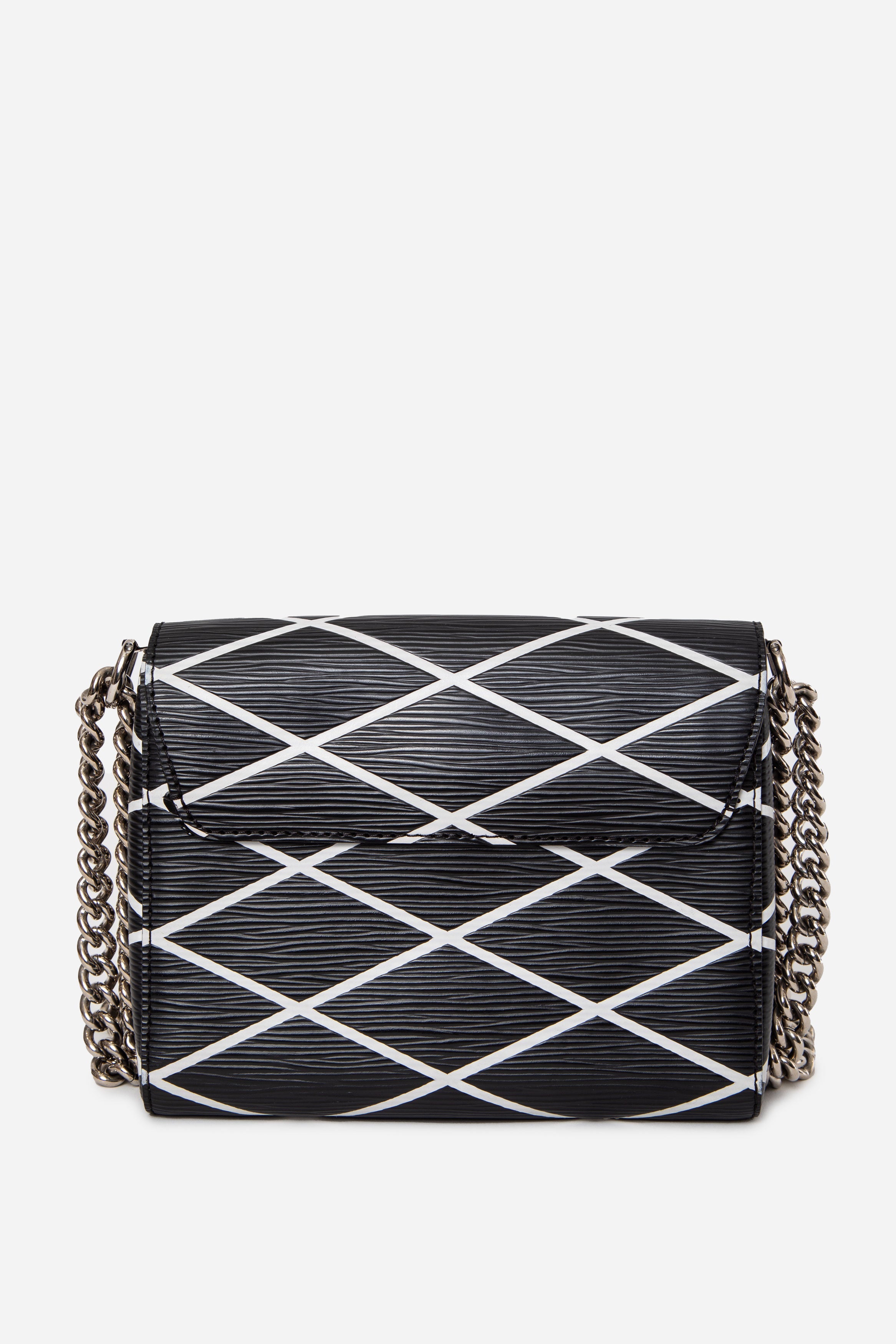 Louis Vuitton Black/White Epi Twist PM Chain Shoulder Bag