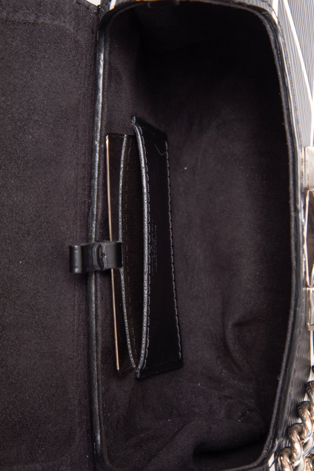 Louis Vuitton Black/White Epi Twist PM Chain Shoulder Bag