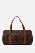 Louis Vuitton 1999 Brown Canvas Papillon 30 Bag