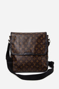 Louis Vuitton 2009 Monogram Macassar Bus MM Crossbody Bag