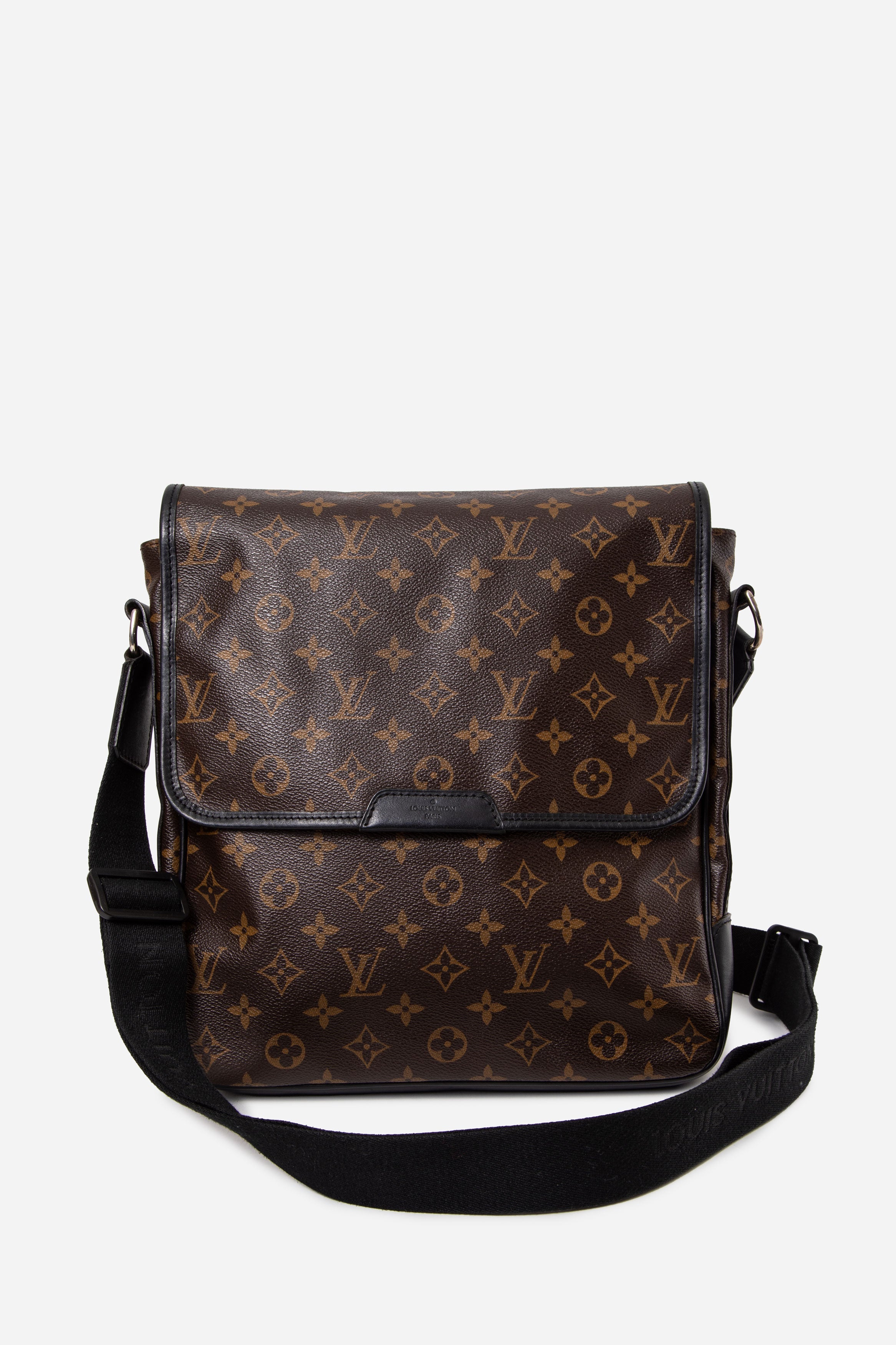 Louis Vuitton 2009 Monogram Macassar Bus MM Crossbody Bag