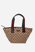 Gucci GG Canvas Zipper Mini Tote Bag