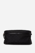 Gucci Black Nylon Monogram Fanny Pack Belt Bag