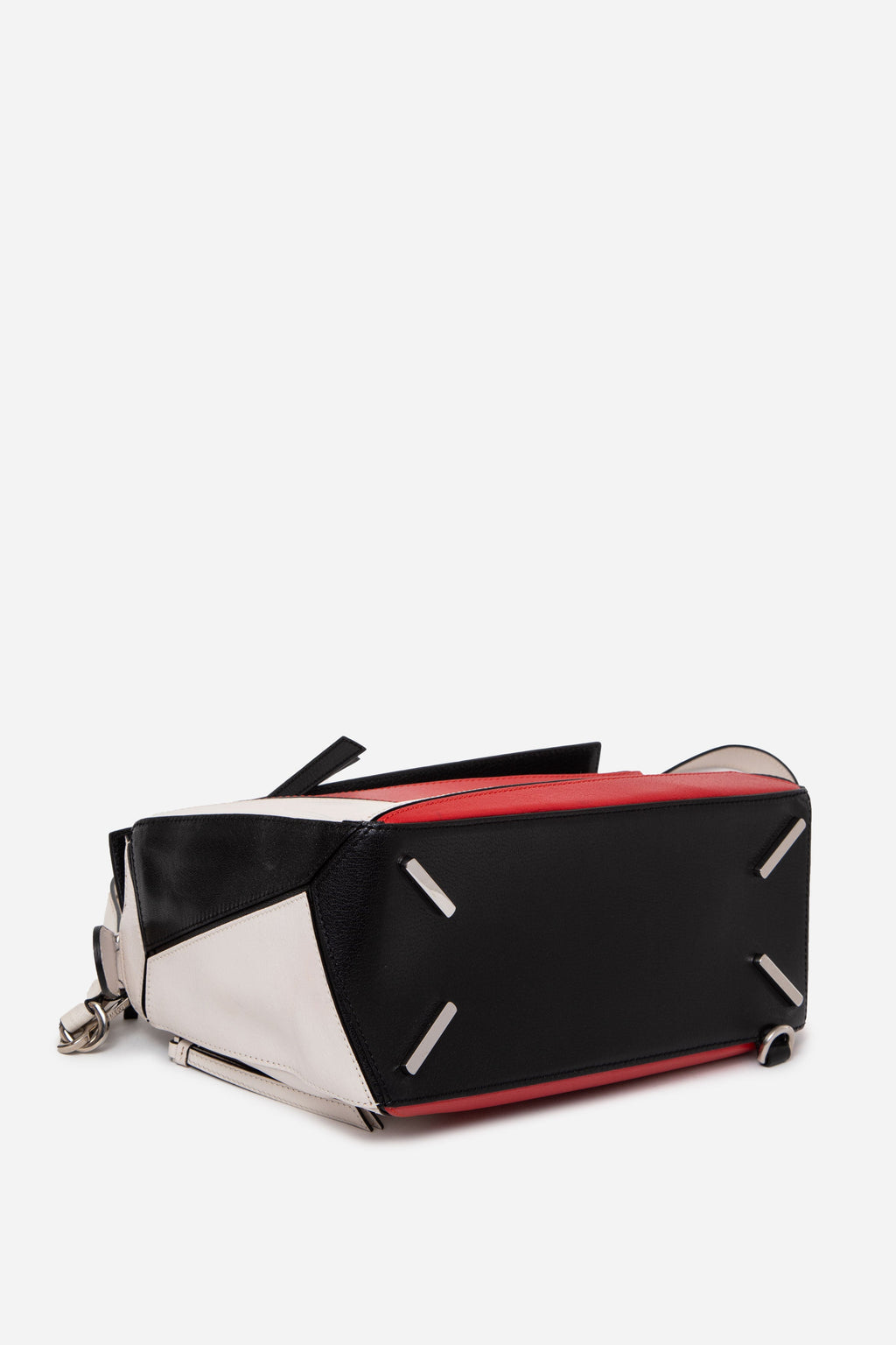 Loewe 2016 Multicolor Calfskin Medium Puzzle Bag With Strap