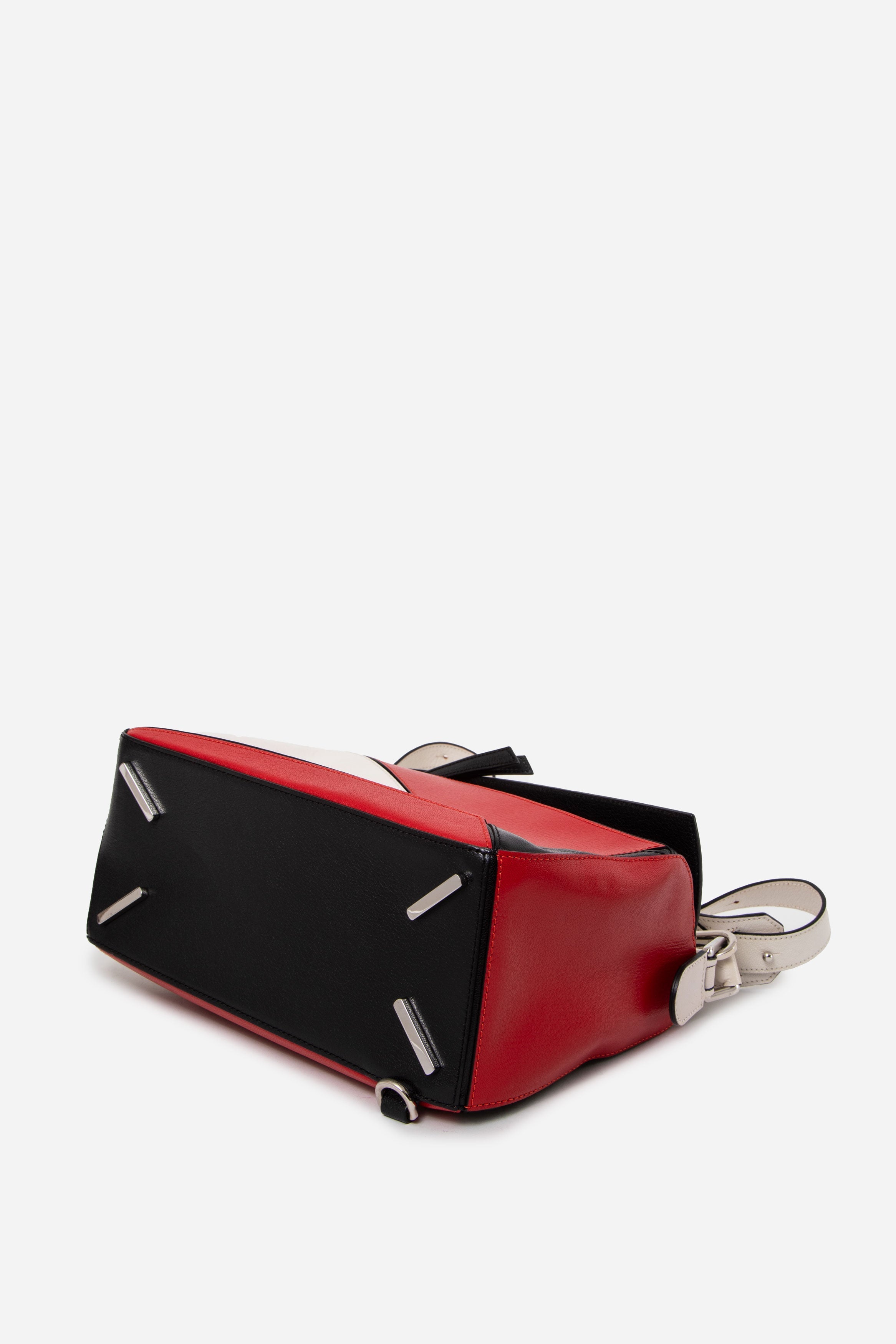 Loewe 2016 Multicolor Calfskin Medium Puzzle Bag With Strap