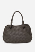Bottega Veneta Leather Small Intrecciato Shoulder Bag