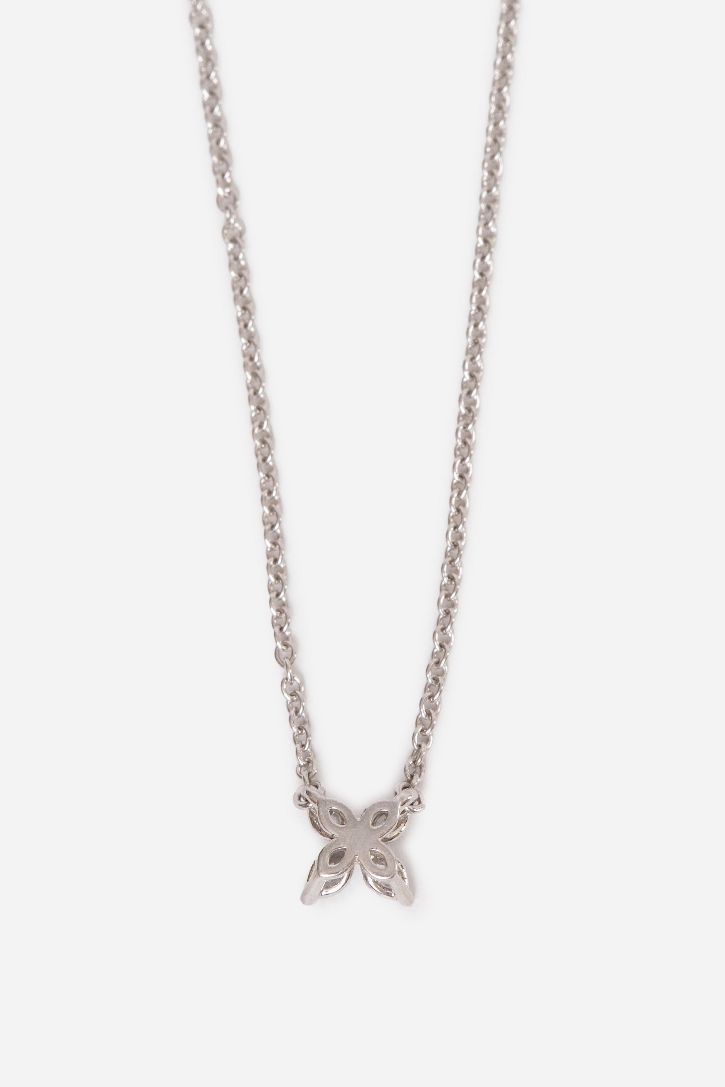 Tiffany & Co. Diamond Platinum Mini Victoria Necklace Pt950