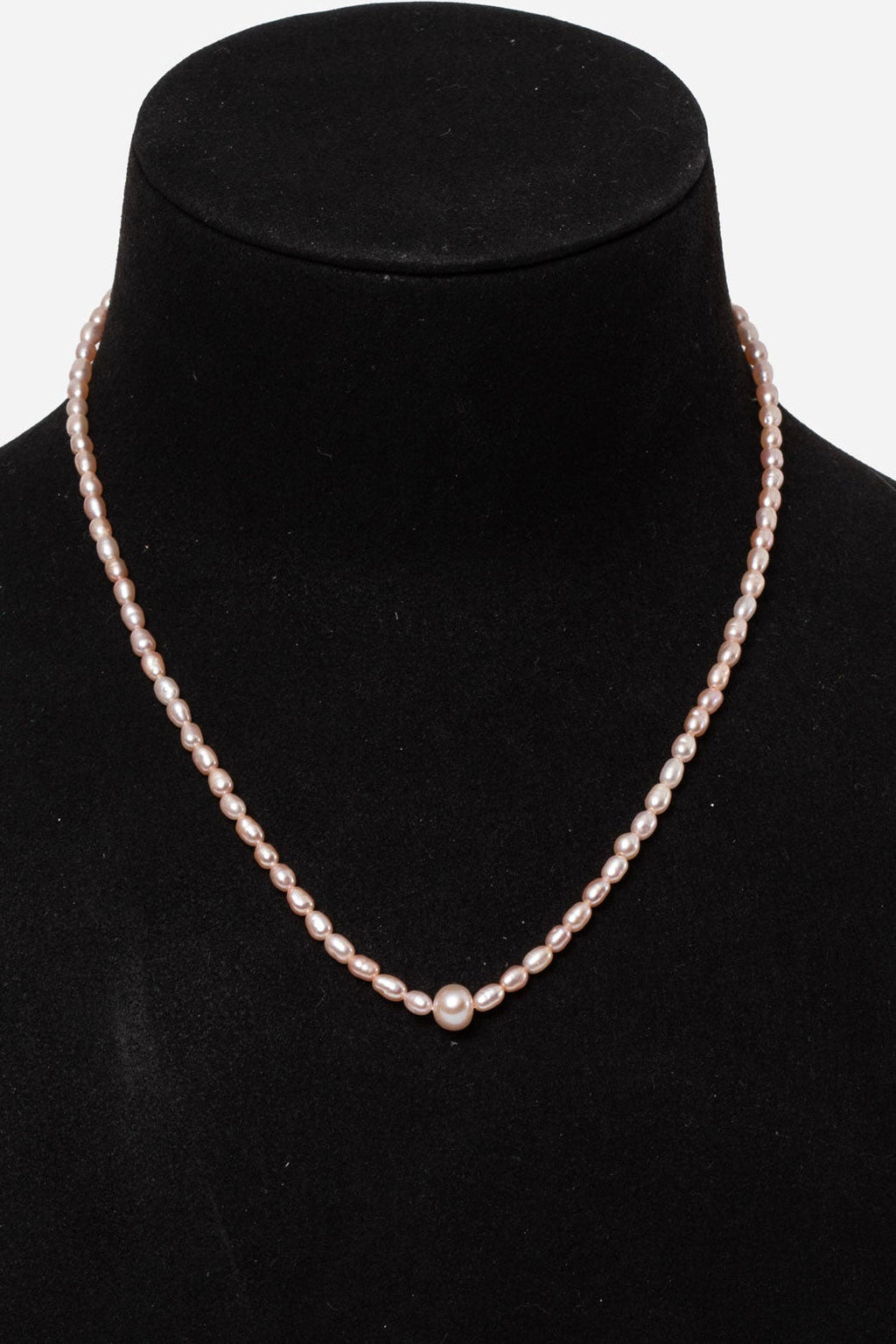 TASAKI Vintage Baby Pearl Necklace With Silver Clasp