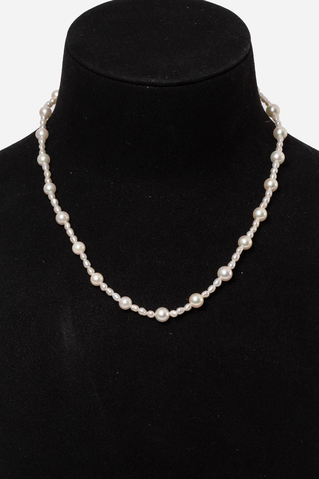 TASAKI Vintage Pearl Necklace Silver Clasp