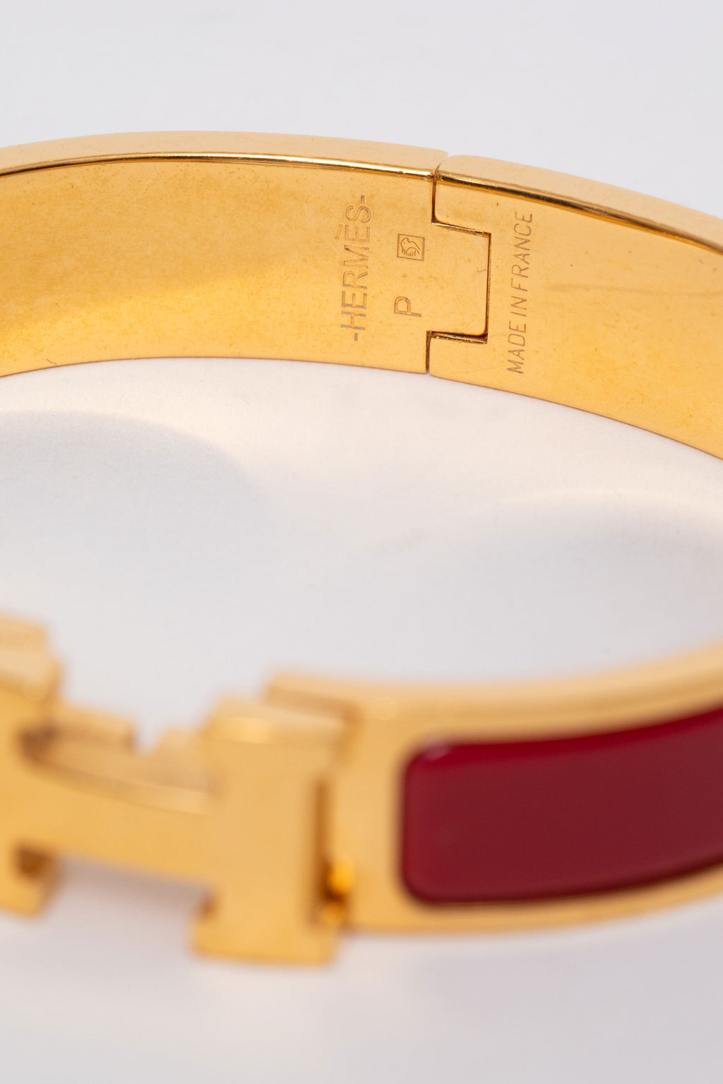 Hermes Clic H Bracelet Red