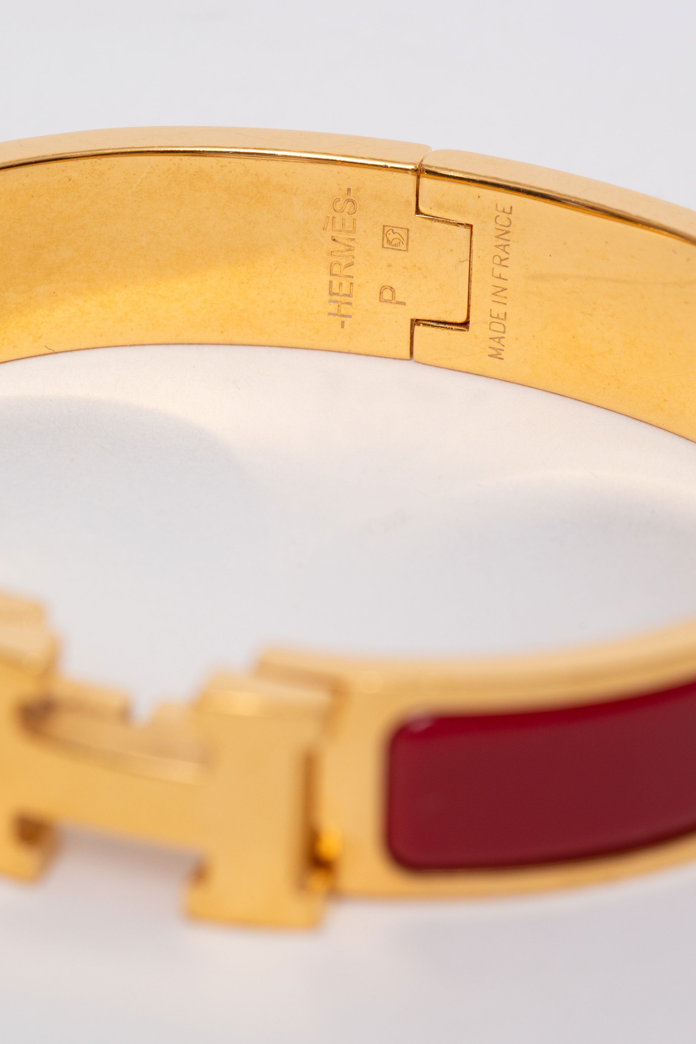 Hermes Clic H Bracelet Red