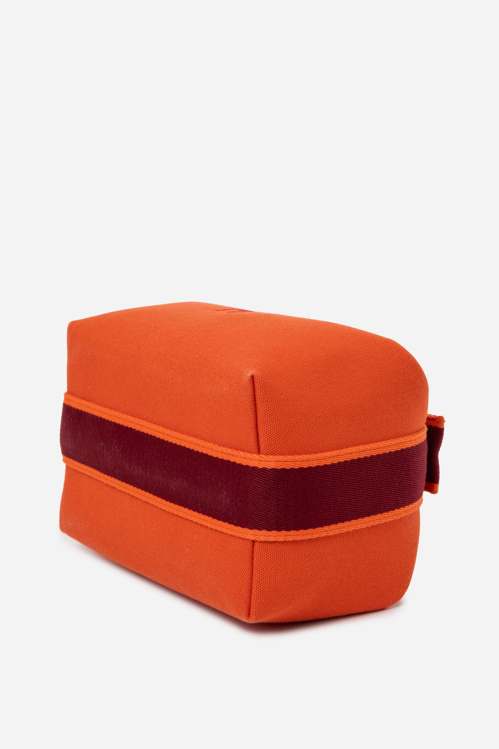 Hermes Canvas Small Bride A Brac Pouch Orange