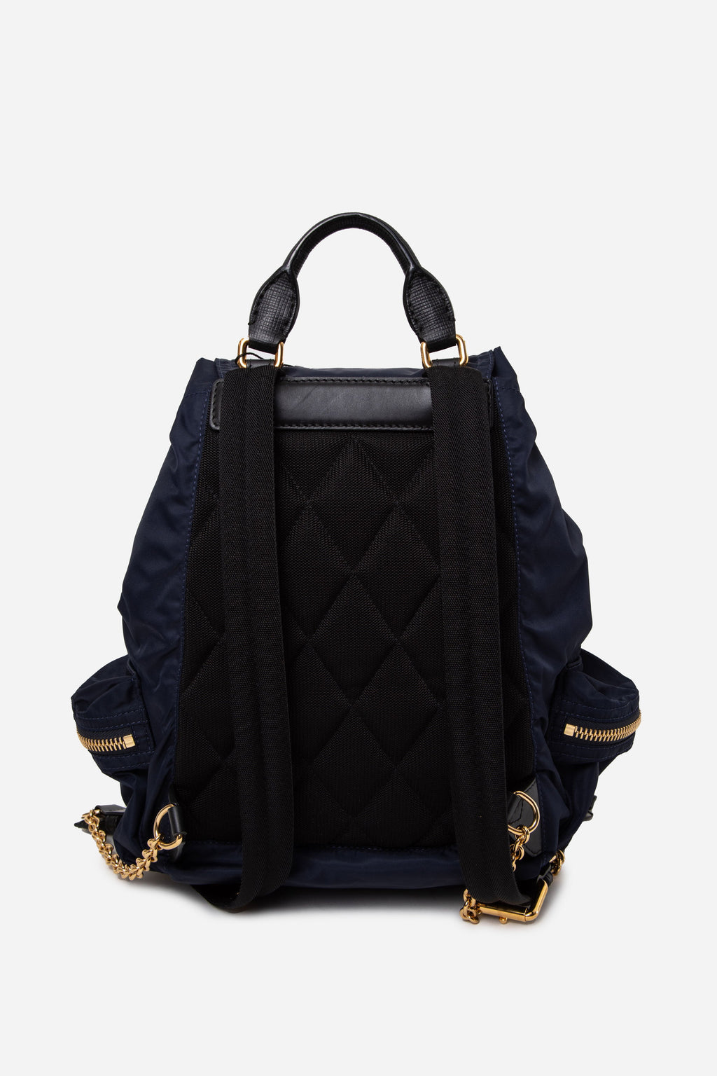 Burberry Navy Nylon Rucksack Backpack