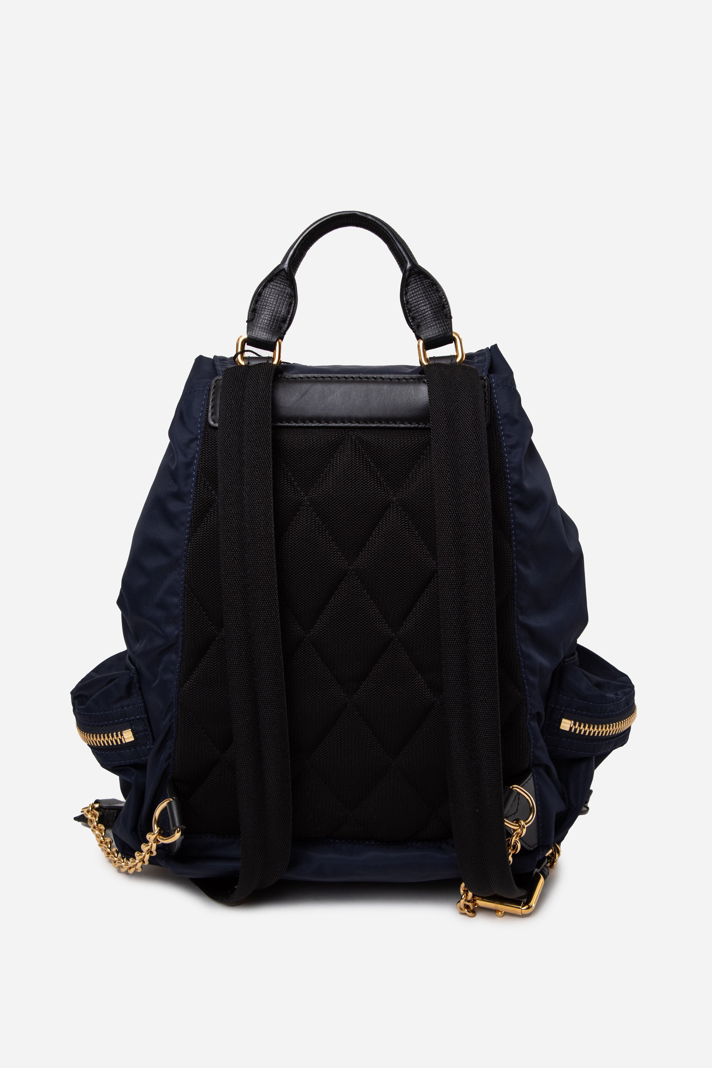 Burberry Navy Nylon Rucksack Backpack