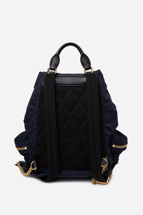 Burberry Navy Nylon Rucksack Backpack