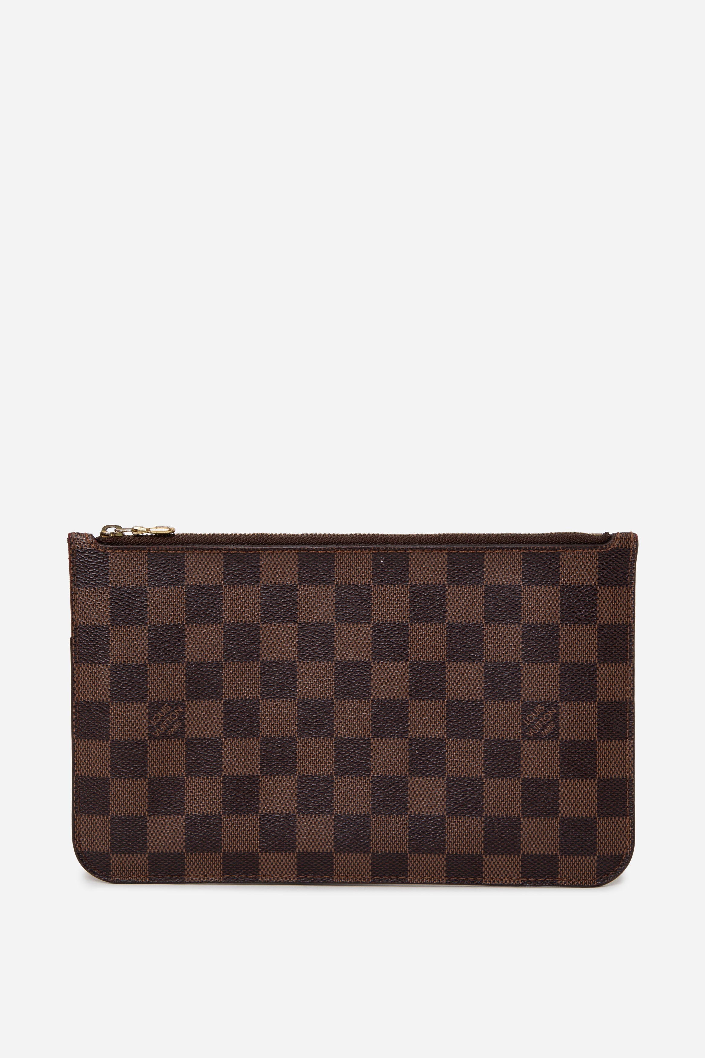 Louis Vuitton 2014 Damier Ebene Neverfull Pouch