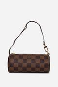 LOUIS VUITTON 90's Damier Ebene PAPILLON ATTACHED POUCH