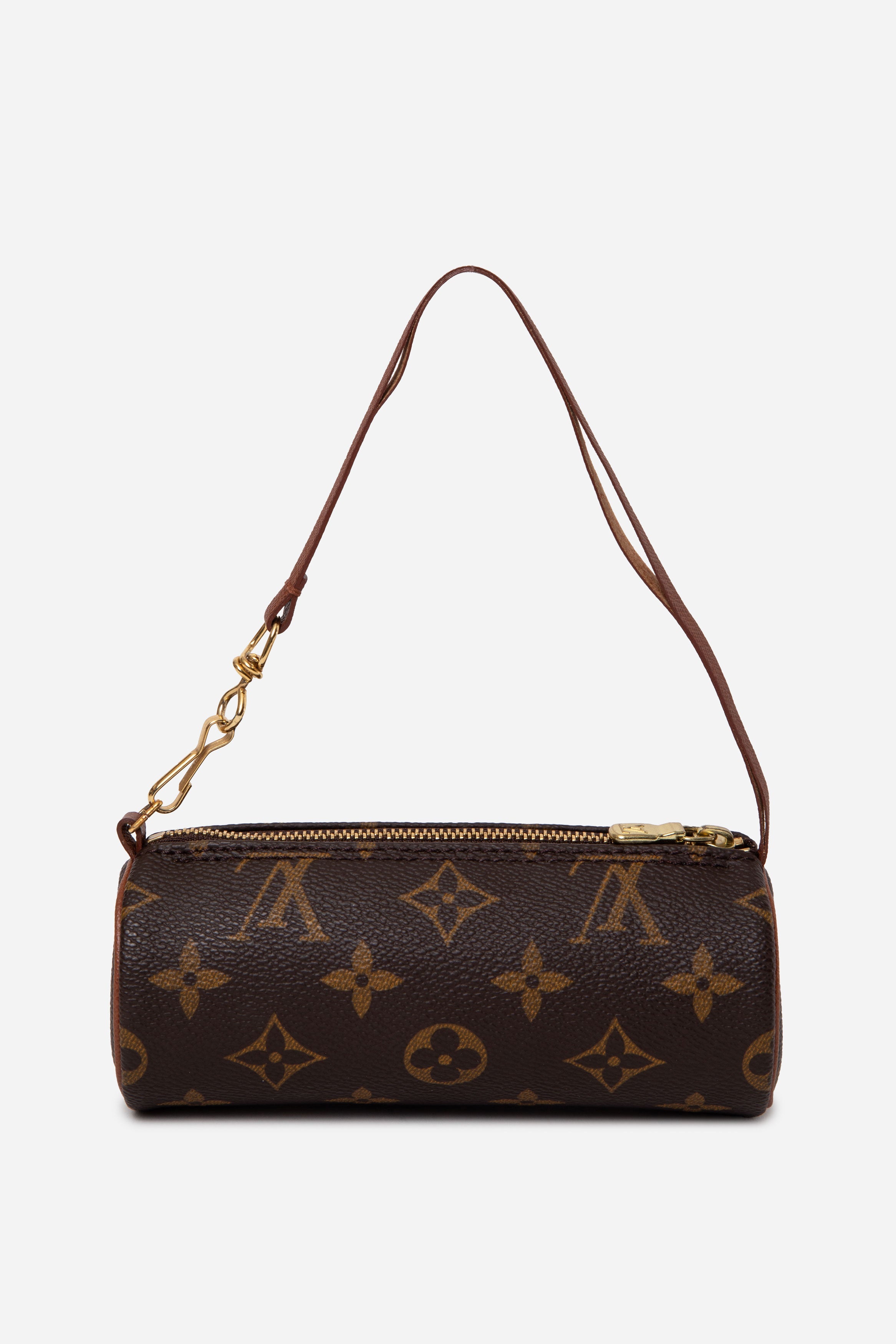 LOUIS VUITTON 90's PAPILLON ATTACHED POUCH Monogram